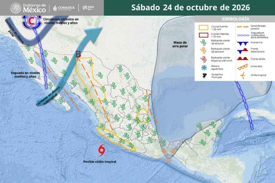 frente frío 3 a Tamaulipas