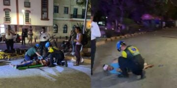 _hombre arrollado en Matamoros