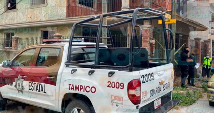 hombre sin vida vivienda en Tampico