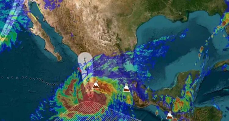 huracán Simón a Colima y Jalisco