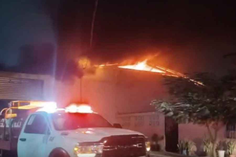 incendio bodega tarimas Juarez