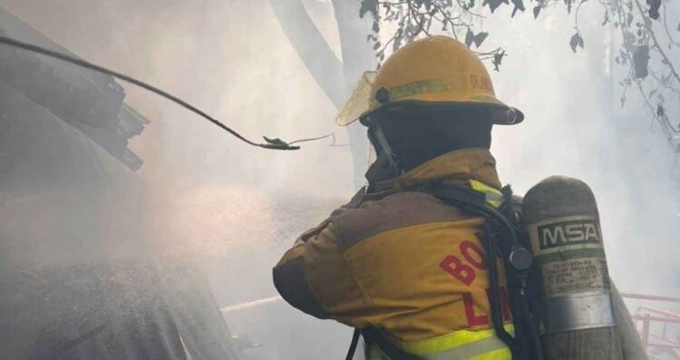 incendio casa La Petaca