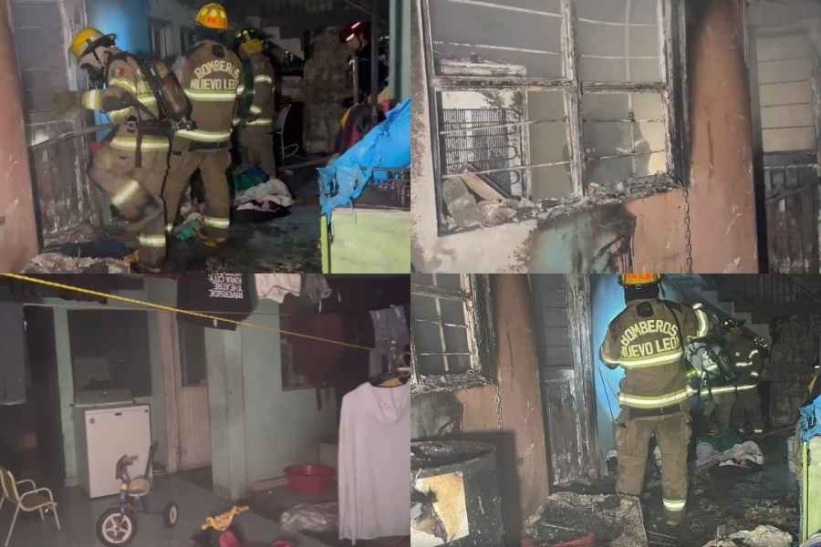 incendio cuartos de renta en Monterrey