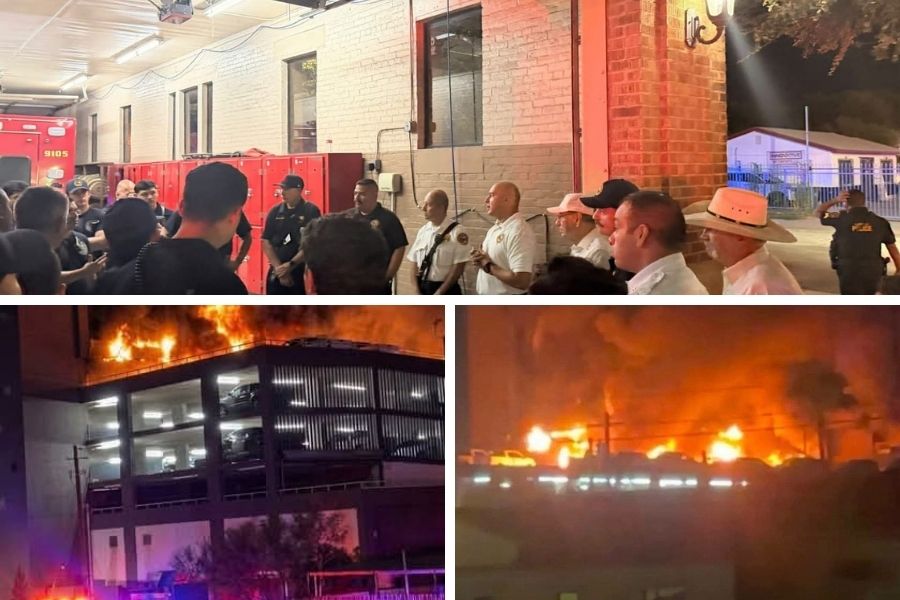 incendio en hotel de Laredo