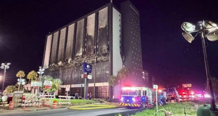 incendio en hotel de Laredo