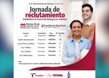 jornada de reclutamiento en Ciudad Victoria