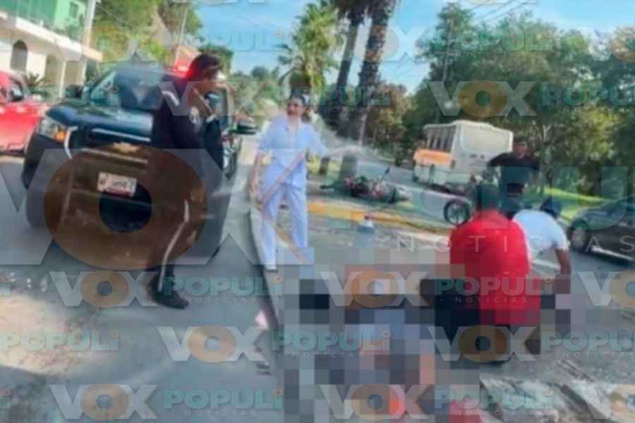 joven fallecida motocicleta  Tampico