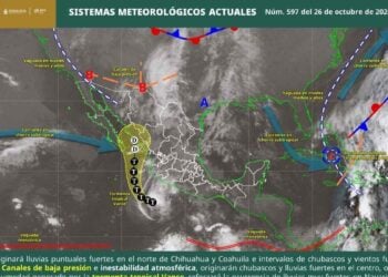 lluvias el huracán Vance