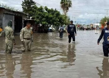 lluvias fuertes en Matamoros