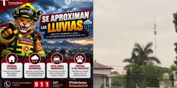 lluvias previstas en Tamaulipas