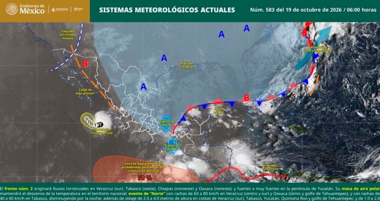 lluvias torrenciales frente frío 2
