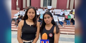 manifestación por Palestina en Ciudad Victoria