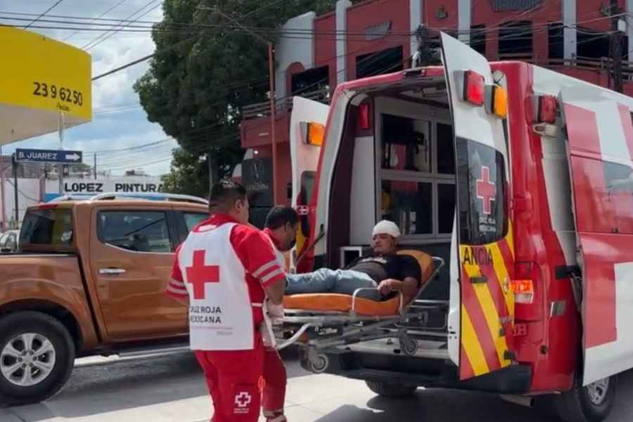 motociclista avenida Juarez Mante
