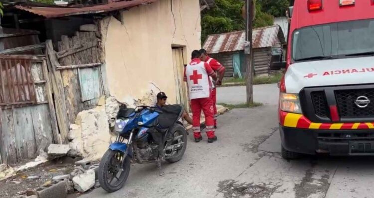 motociclista embestido centro Mante