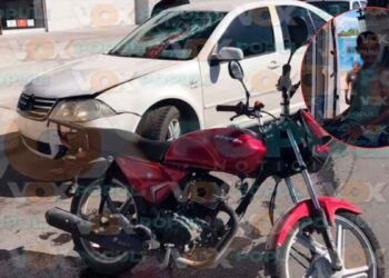 motociclista huia Morelos Victoria