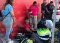 motociclista lesiones Obrera Victoria