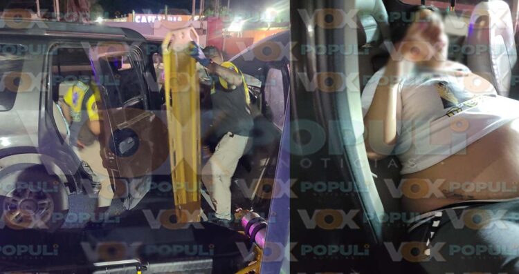 mujer da a luz en la calle Matamoros