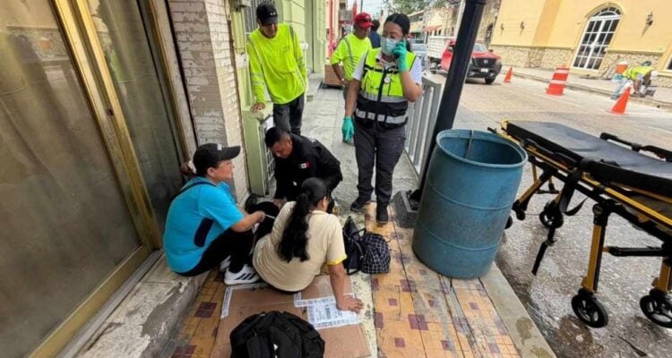 mujer lesionada en Tampico