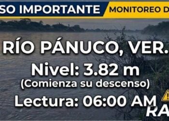 nivel del río Pánuco Tampico