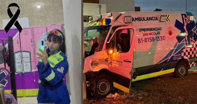 Identifican a paramédica fallecida en choque de ambulancia en Monterrey, Nuevo León