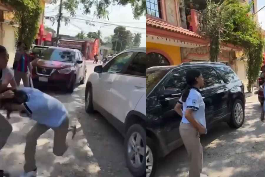 pelea Secundaria 5 Tampico (1)