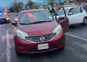 personas lesionadas choque Monterrey