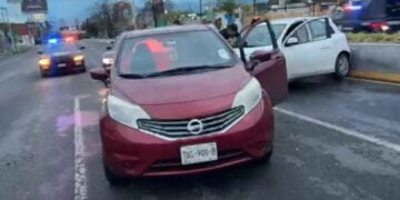 personas lesionadas choque Monterrey