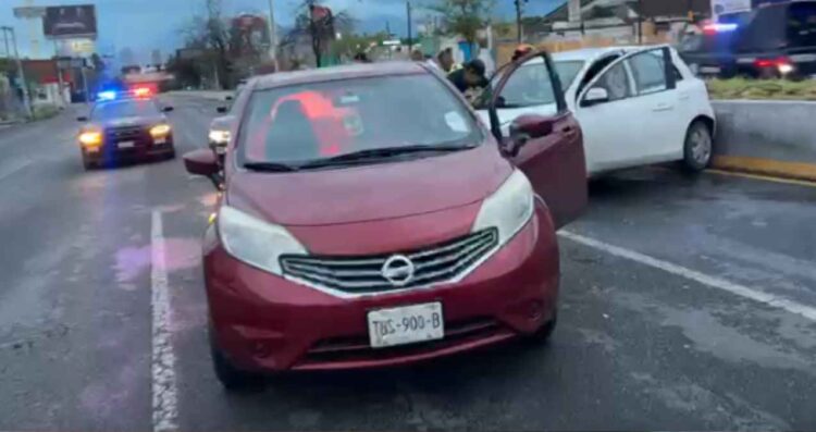 personas lesionadas choque Monterrey
