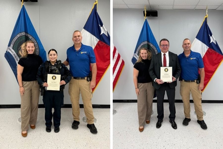 policías de Brownsville reconocidos por NCIS