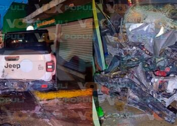 prensados chocar Jeep en Ciudad Madero
