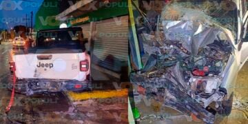 prensados chocar Jeep en Ciudad Madero