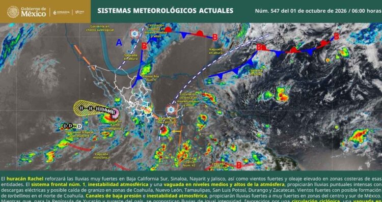 primer frente frío en México