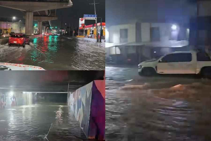 primer frente frío en Monterrey
