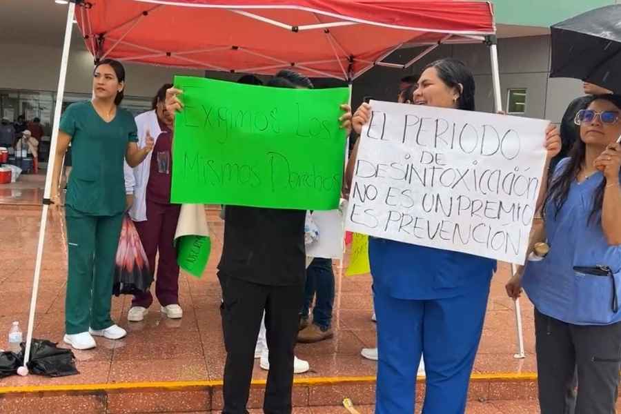 protestan Hospital General Matamoros