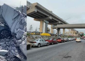 puente en Avenida Constitución Monterrey