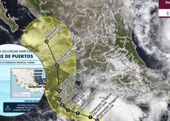 puertos por tormenta tropical Isaías