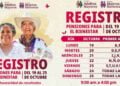 registro Pensión Bienestar octubre