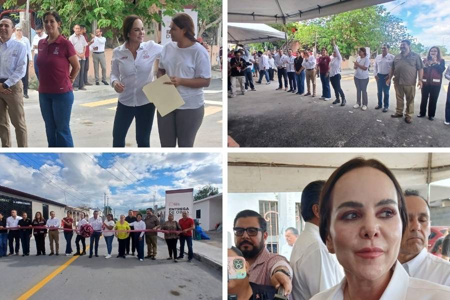 rehabilitación de calles en Nuevo Laredo