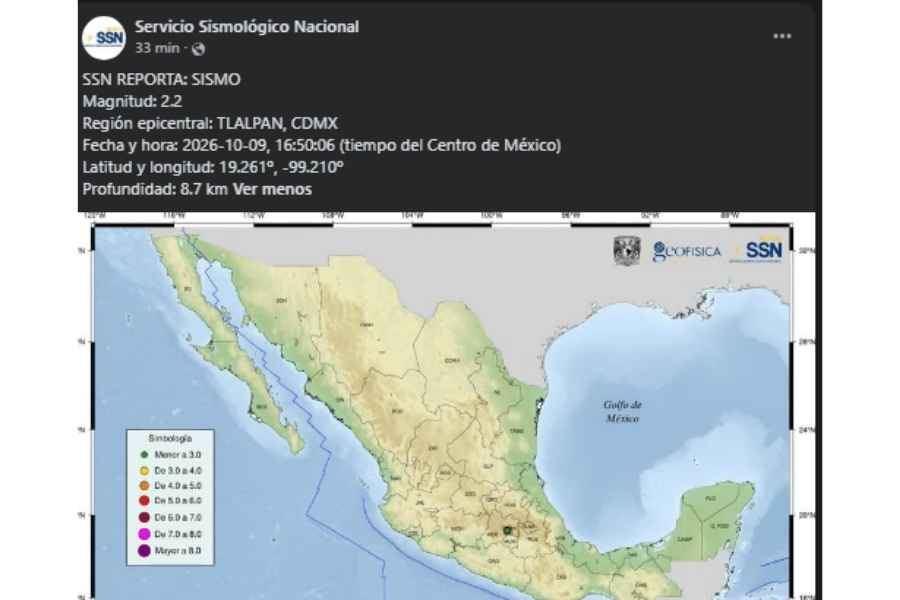 sismo alcaldia Tlalpan