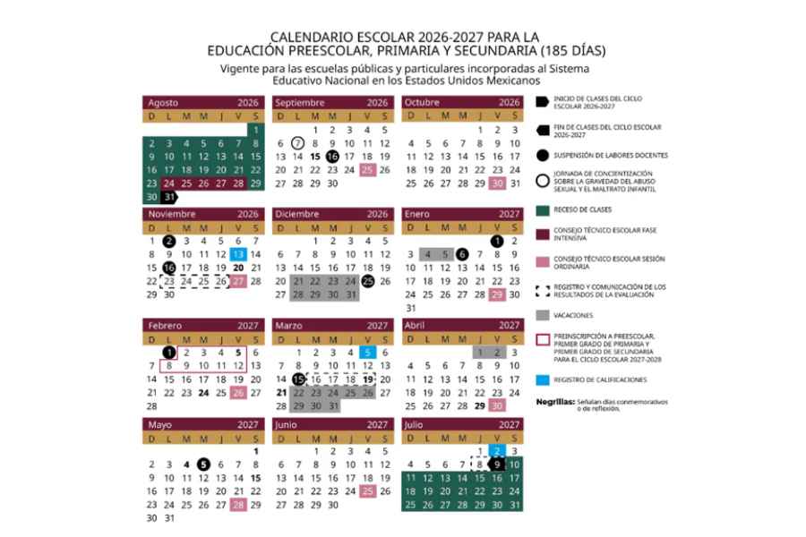 suspenderán clases en noviembre (1)