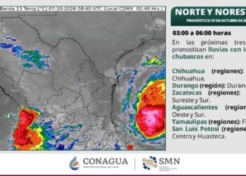 temperatura hoy en Tamaulipas lluvias