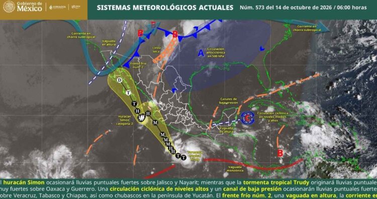 temperaturas más bajas hoy miércoles