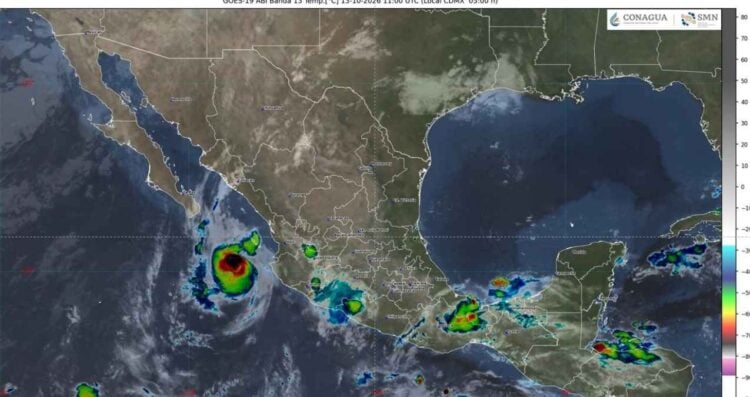 temporal Golfo clima en Tamaulipas