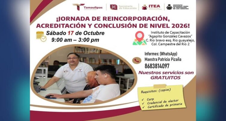 terminar primaria y secundaria Matamoros