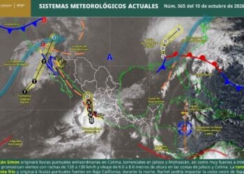 tormenta Rachel 10 de octubre