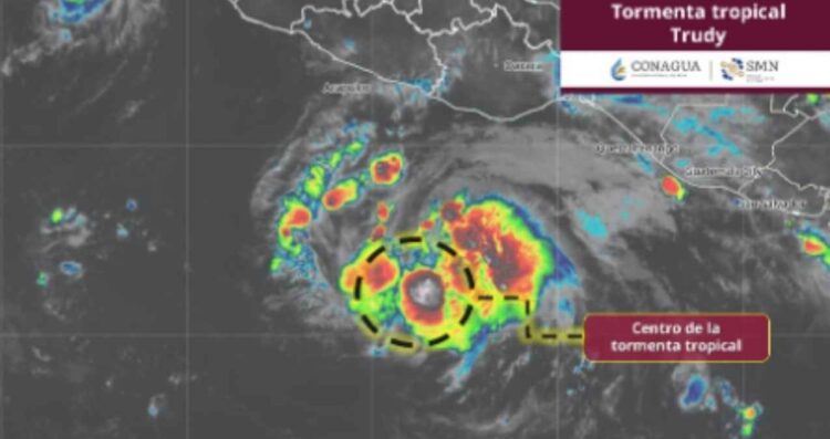 tormenta tropical Trudy