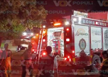 tráiler bomberos en Altamira
