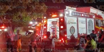 tráiler bomberos en Altamira