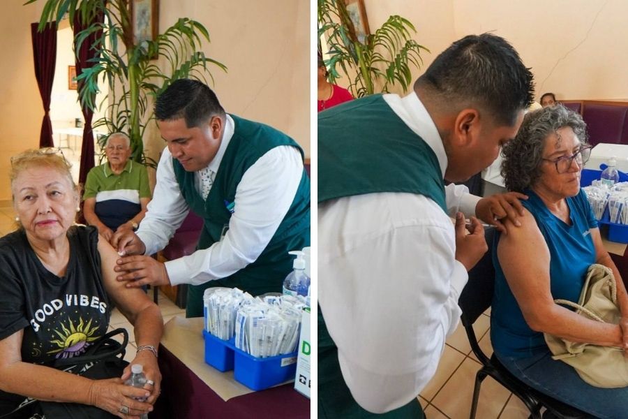 vacunas para adultos mayores Nuevo Laredo